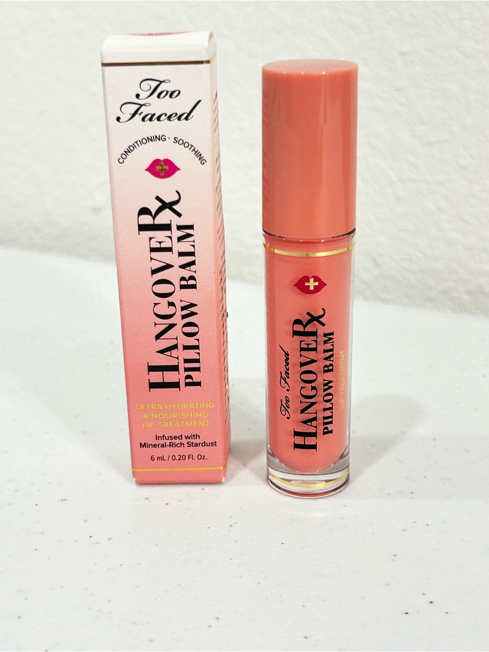 Too Faced | Hangover Rx Pillow Balm Lip Treatment | Watermelon Kiss | 0.20 Fl Oz